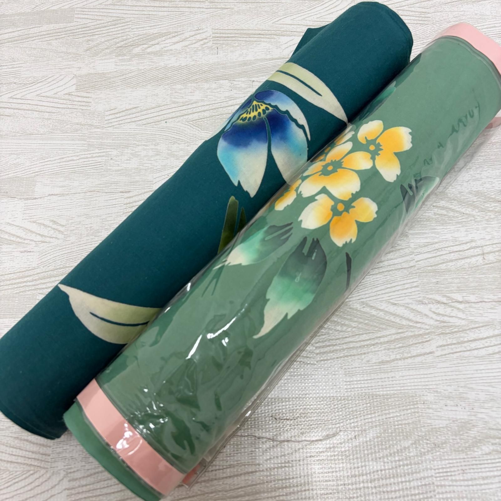 綿浴衣 浴衣反物 2本 まとめ売り リメイク材料 s-934 - メルカリ