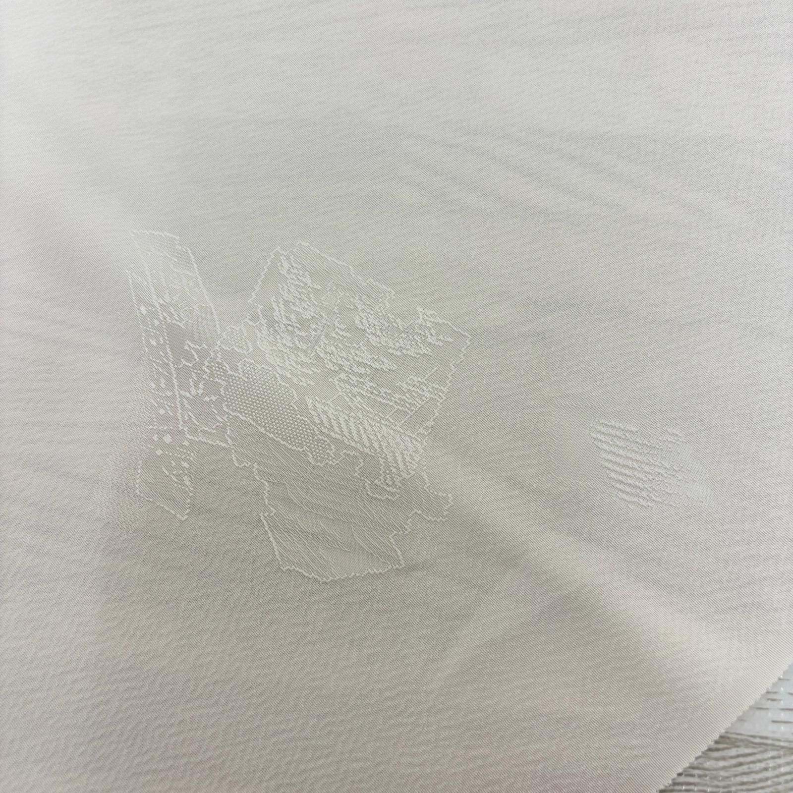 丹後縮緬 白反物 反物 正絹 1本 まとめ売り リメイク材料 s-941
