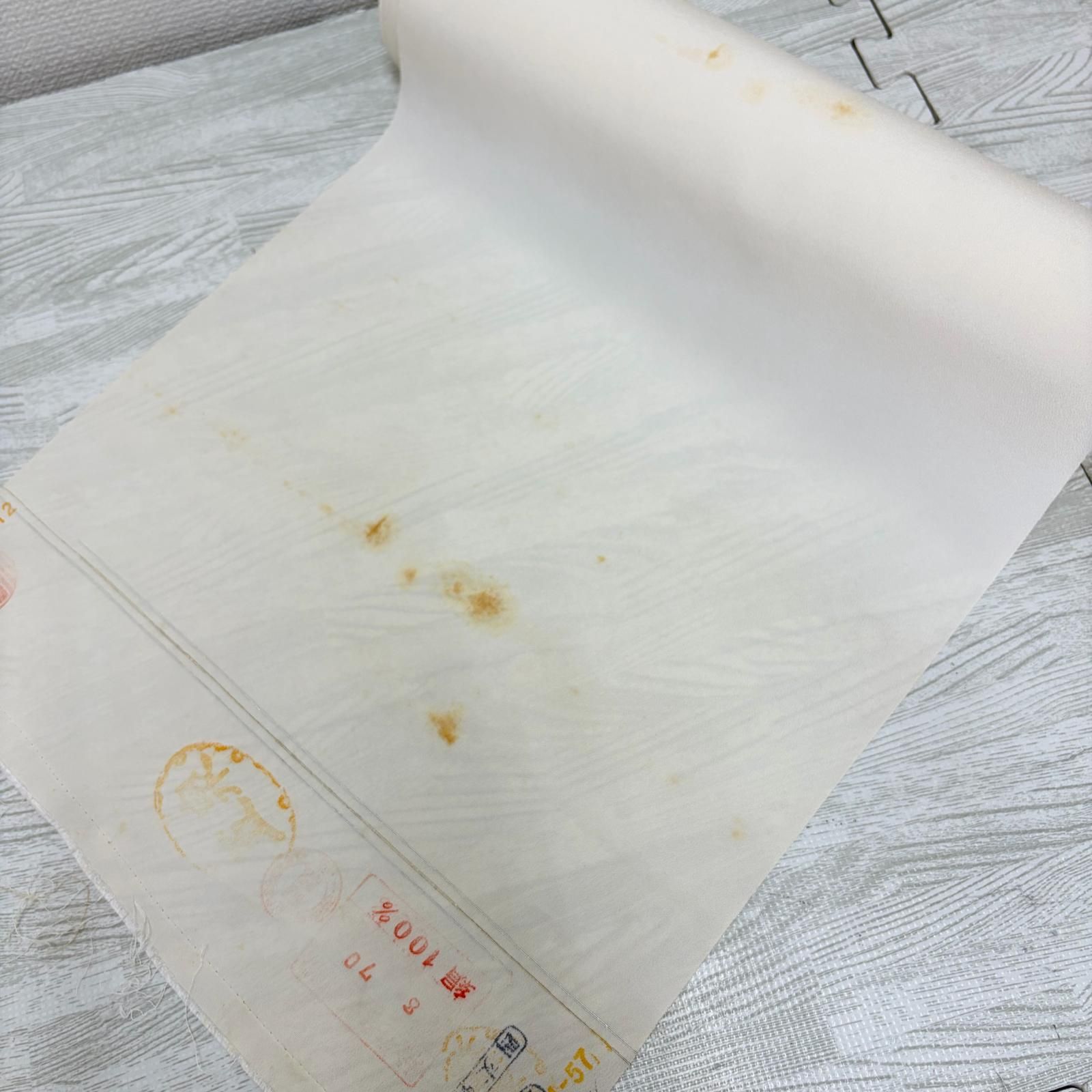 丹後縮緬 白反物 反物 正絹 1本 まとめ売り リメイク材料 s-941