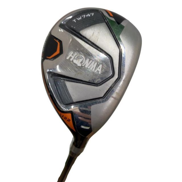【中古】 本間ゴルフ TOUR WORLD TW747 22° ユーティリティ UT VIZARD UT-H7 (フレックスその他) メンズ 男性用 右利き 右用 Cランク ゴルフクラブ