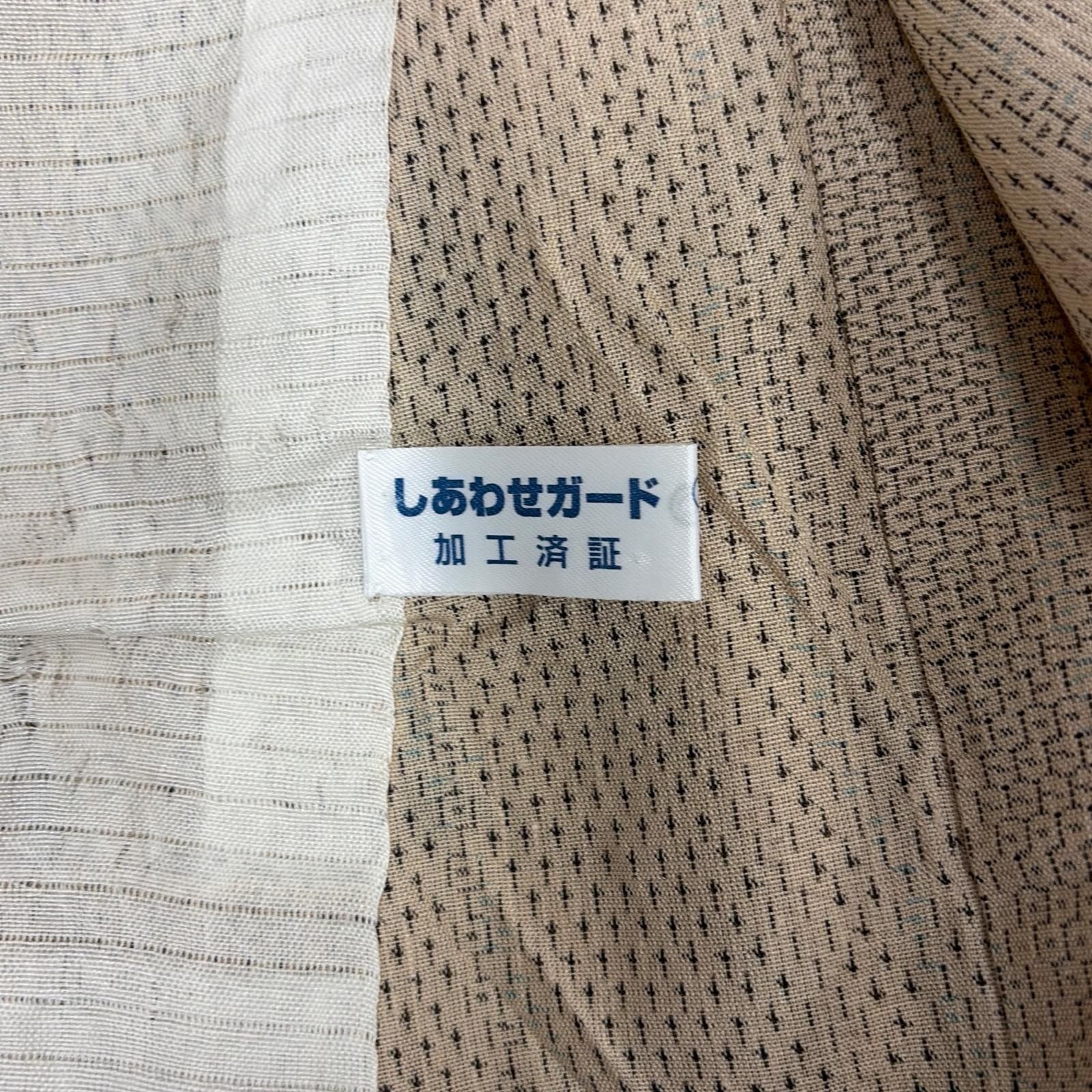 夏結城 夏着物 紗紬 亀甲に蚊絣 伝統工芸品 正絹 a-556 - メルカリ