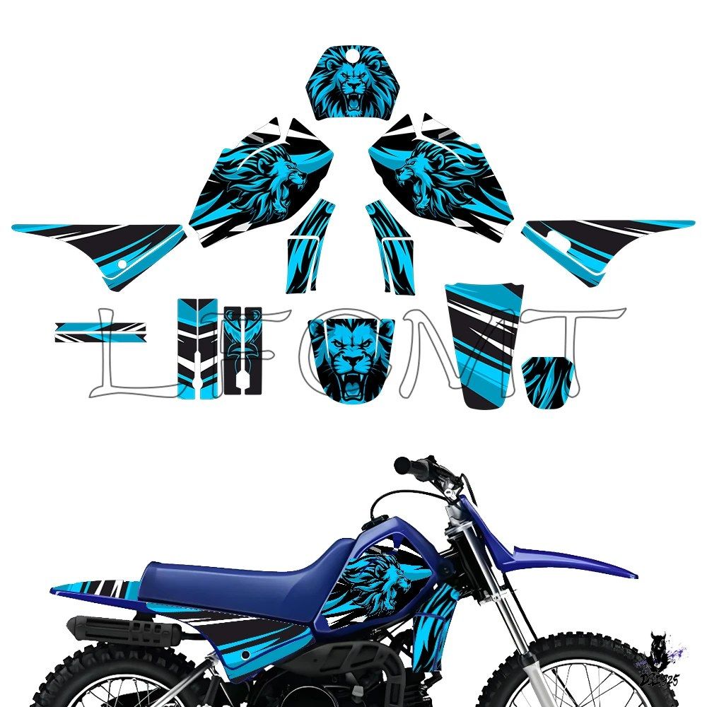ヤマハ PW80 ピットバイク用 グラフィックデカールステッカーキット