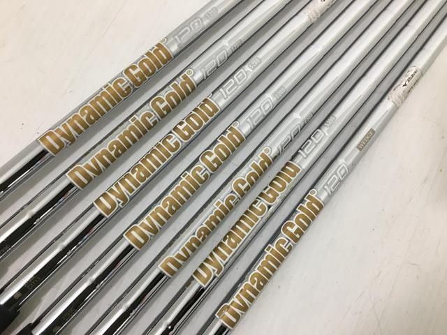 返品OK 【中古ゴルフクラブ】トゥルーテンパー シャフトセット D/G 120 7本セット