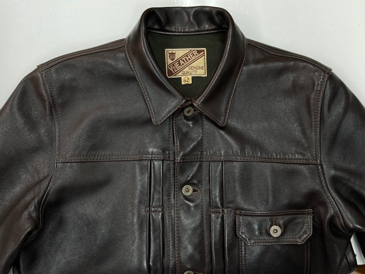 Y'2LEATHER　美品42サイズ ワイツーレザー Y'2LEATHER 1st Type LEATHER JACKET ファーストタイプ