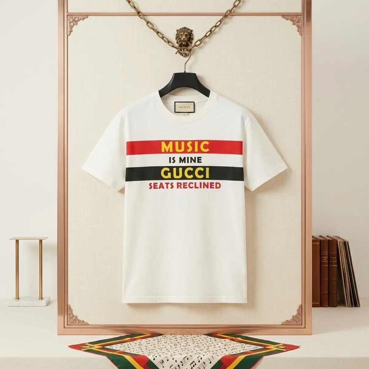 GUCCI 半袖Tシャツ ミュージックイズマイン GUCCI SEATS RECLINED
