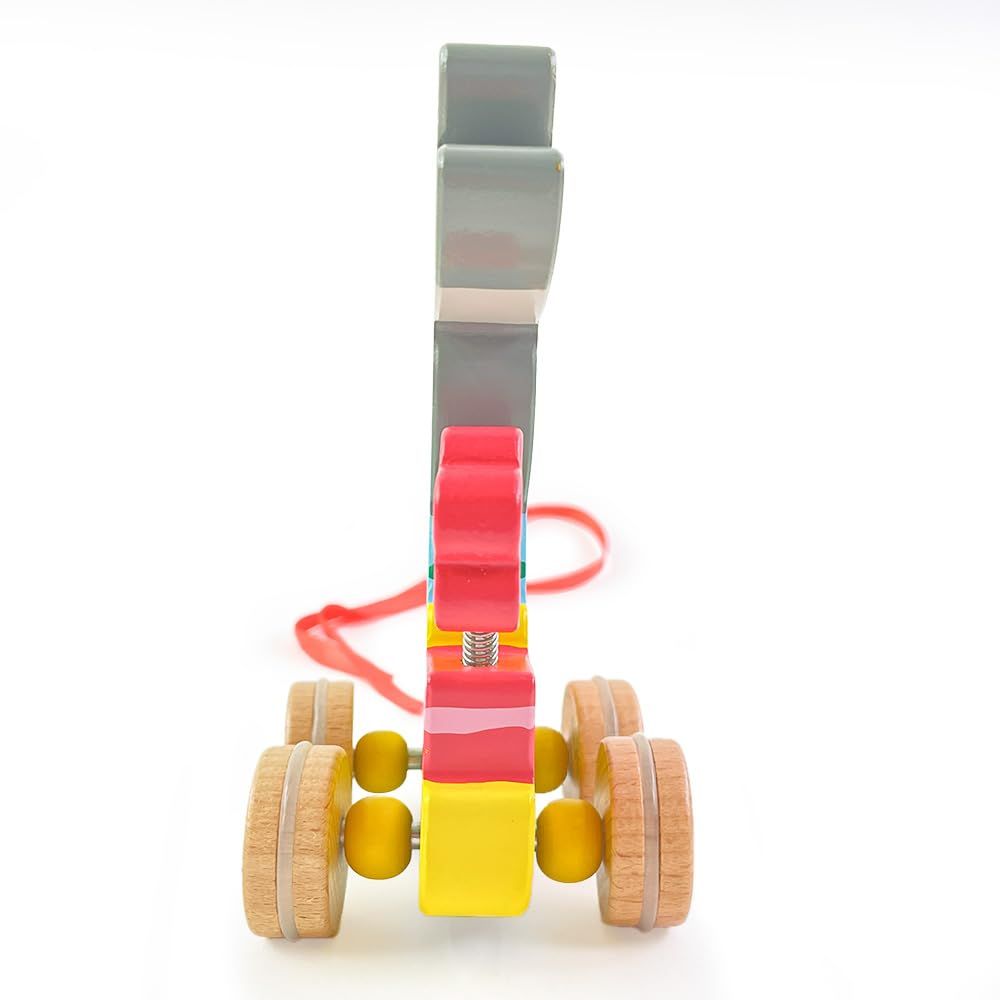 DJECO ジェコ ルラピック プルトイ 引っ張る 引き車 ひも引き うさぎ 知育玩具 歩行練習 歩く練習 Djeco Pull Along Toy - Roulapic 1歳 1歳半 18ヵ月 2歳 男の子 女の子 幼児 赤ちゃん 出産祝い プレゼン
