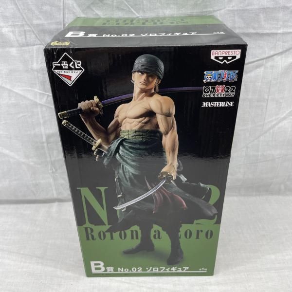 【中古】開封)B賞 ロロノア･ゾロ フィギュア MASTERLISE ｢一番くじ ワンピース THE BEST EDITION｣[91]