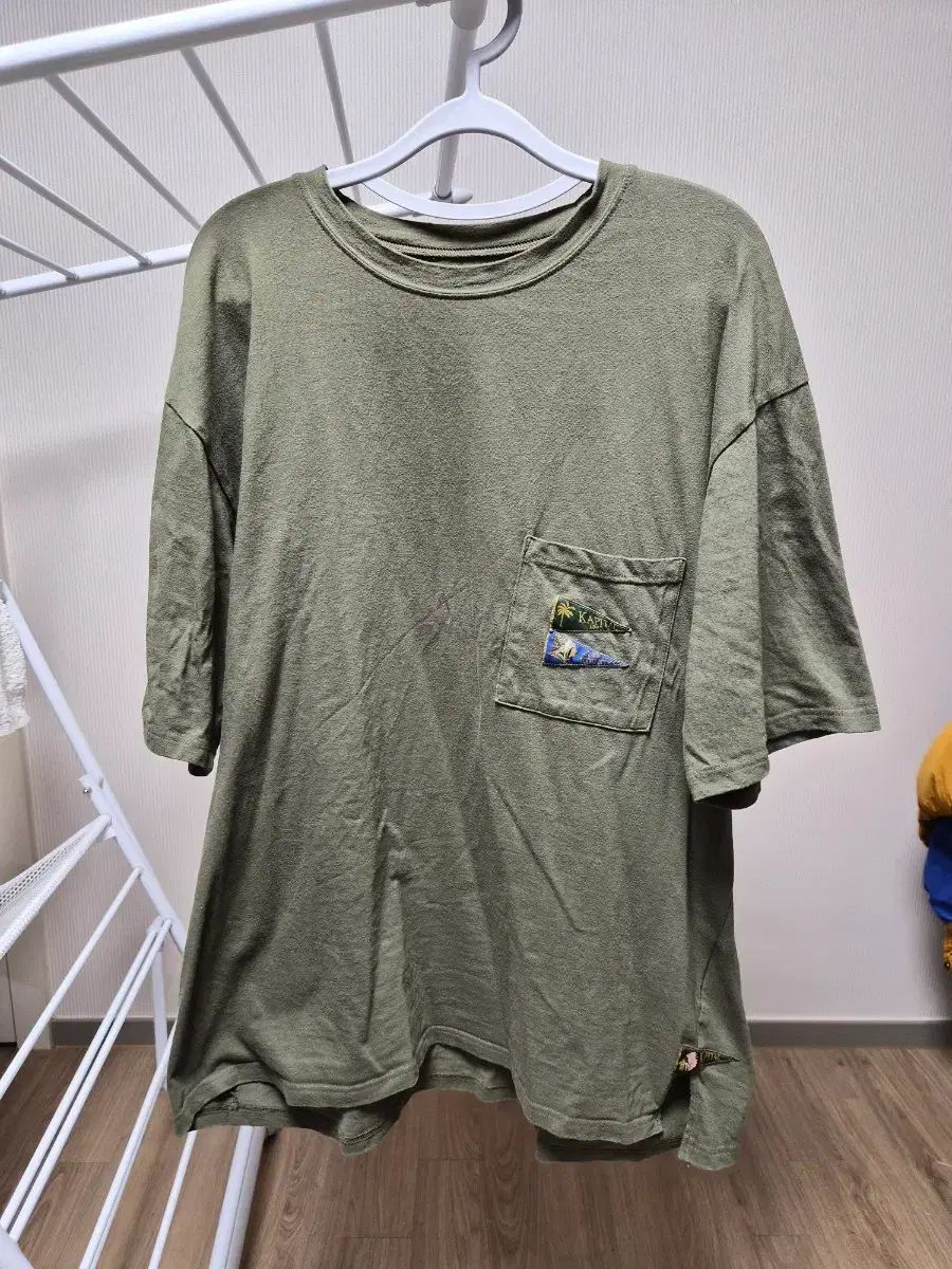 KAPITAL カーキ色 半袖Tシャツ XL