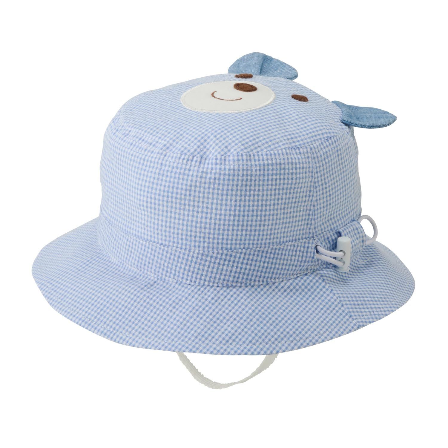 [MIKIHOUSE HOT BISCUITS] [ミキハウス ホットビスケッツ] 帽子 男の子 女の子 ベビー キッズ 子供服 ブルー S(48-50cm) 73-9107-490
