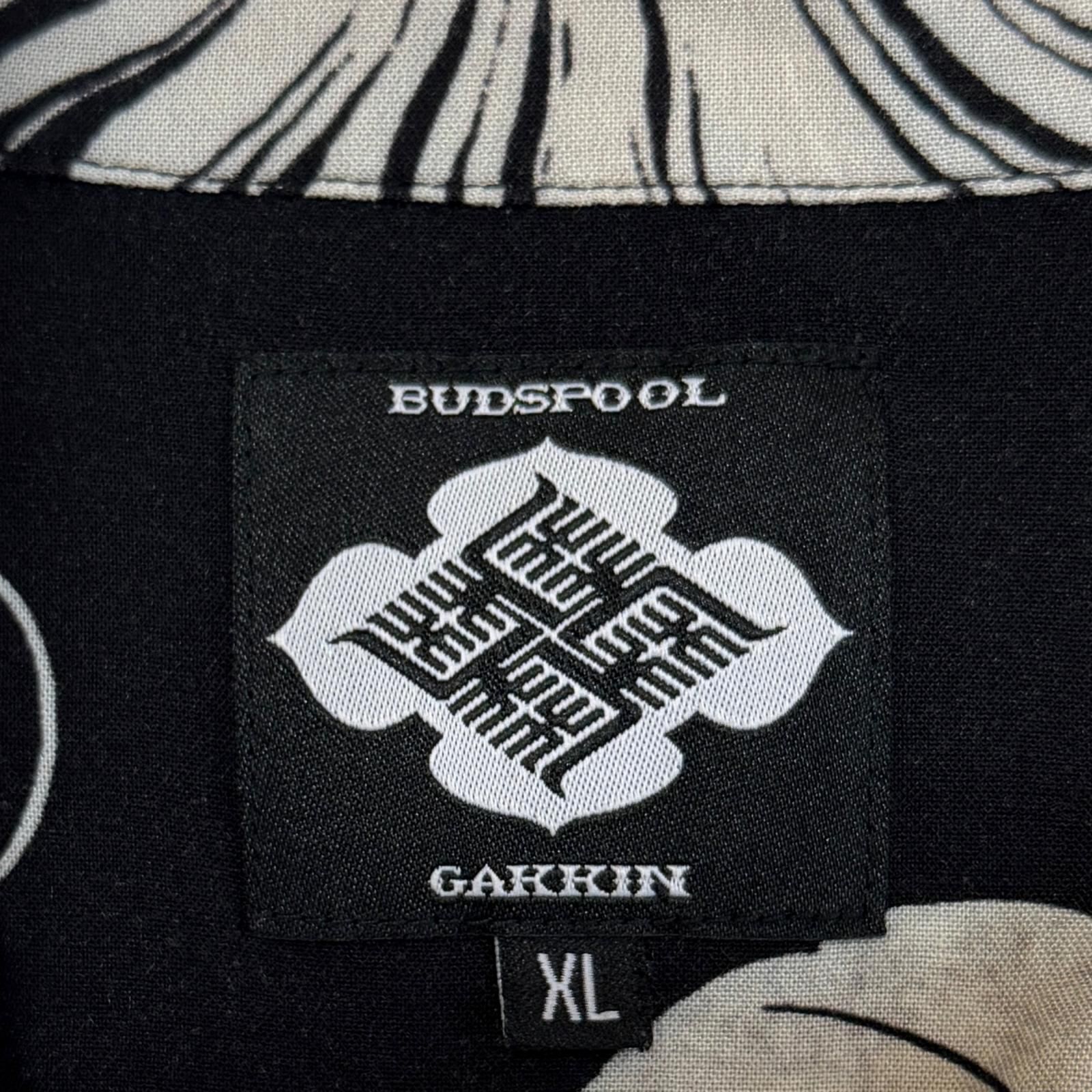 BUDSPOOL × GAKKIN 廻り花 L/S HAWAIIAN SHIRT 長袖ハワイアンシャツ