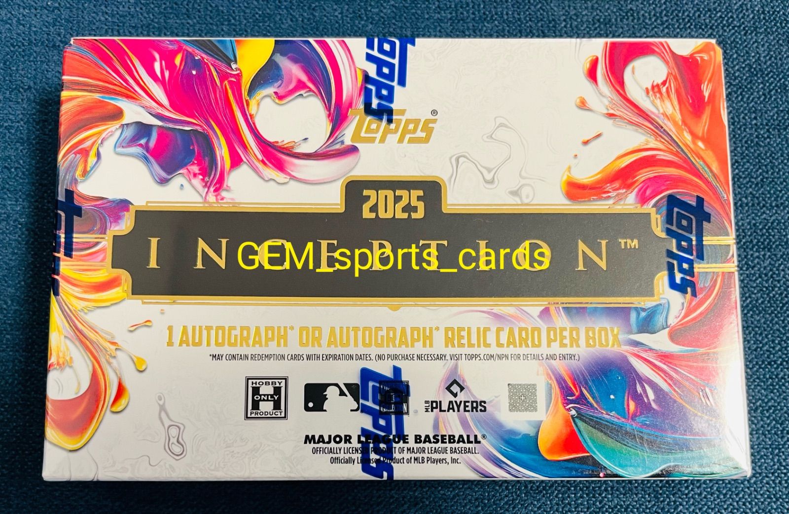 新品未開封 2Boxセット】2025 Topps Inception Baseball Hobby Box 