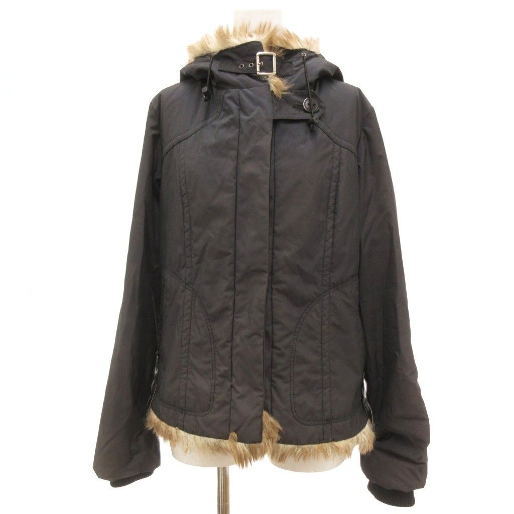 バーバリーブルーレーベル BURBERRY BLUE LABEL 中綿ジャケット 38 黒 