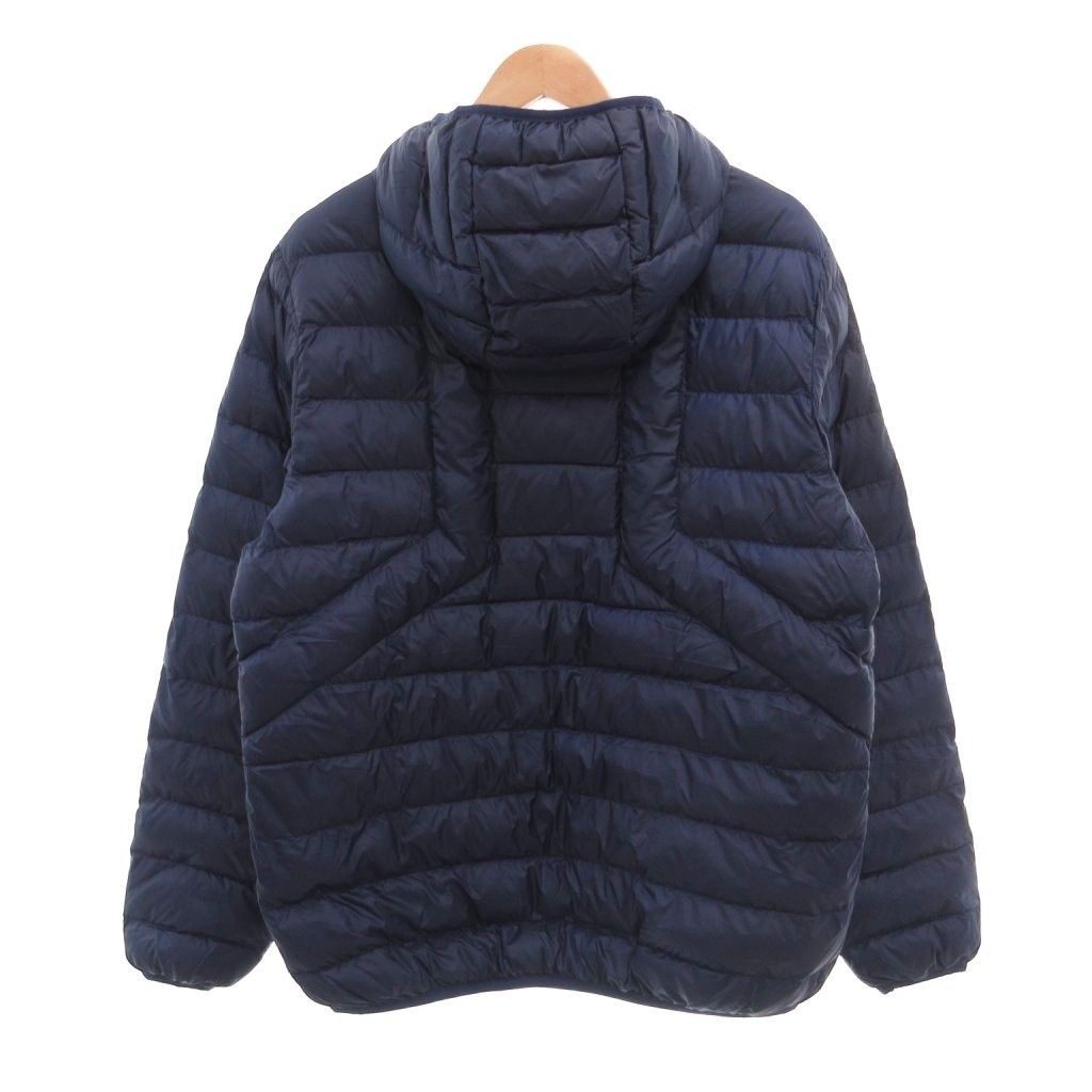 ディーゼル DIESEL 美品 キルティングフーデッドジャケット 中綿 M 紺