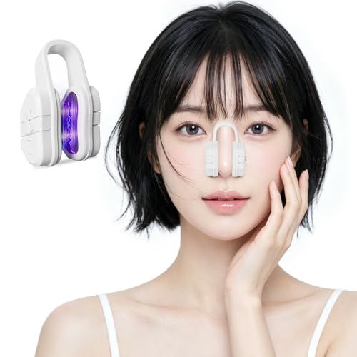 鼻用美顔器 ノーズクリップ EMS美鼻器【美容専門家監修】 鼻筋トレーナー 低周波パルス 5段階調整 Type-C充電式 軽量 15分自動オフ 鼻を高く 小さく 男女兼用 プレゼント お誕生日 贈り物pms