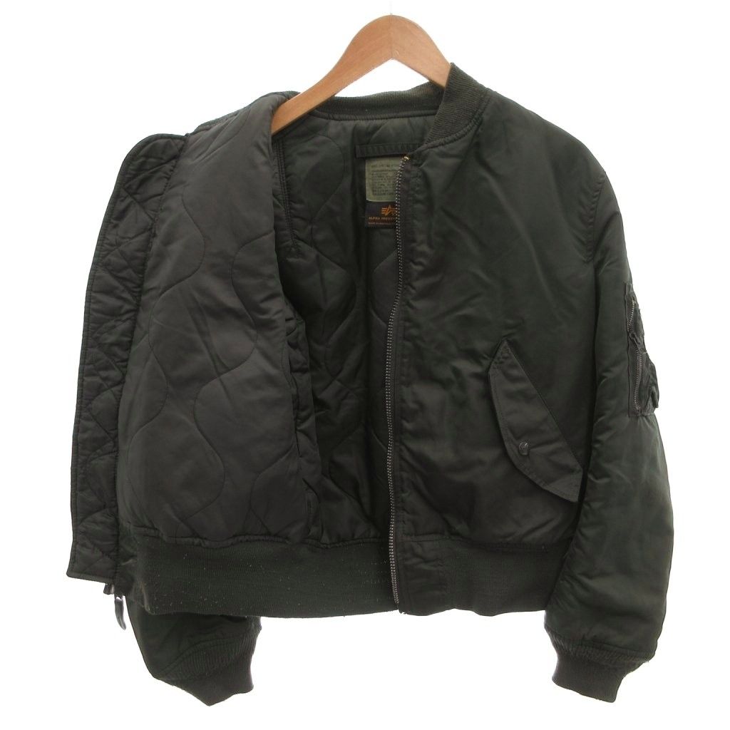 アルファ ALPHA INDUSTRIES MA-1 フライトジャケット パッカリング