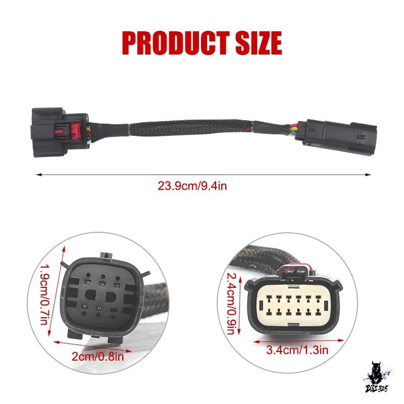 Dodge Ram 2500/3500 2019-2024 LEDテールライト変換ハーネスアダプター
