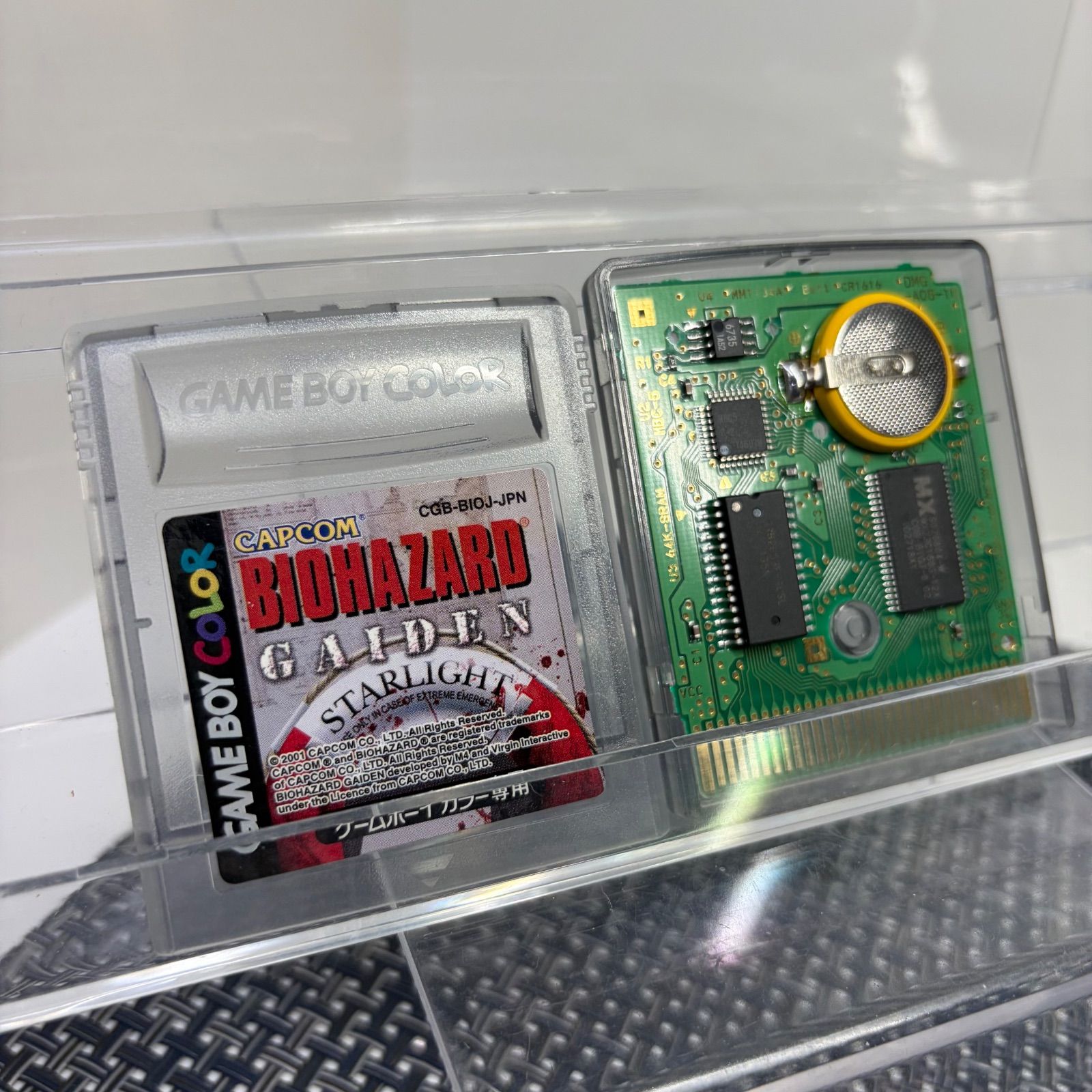 【新品電池交換済】GBC BIOHAZARD GAIDEN バイオハザード 外伝 ゲームボーイカラー