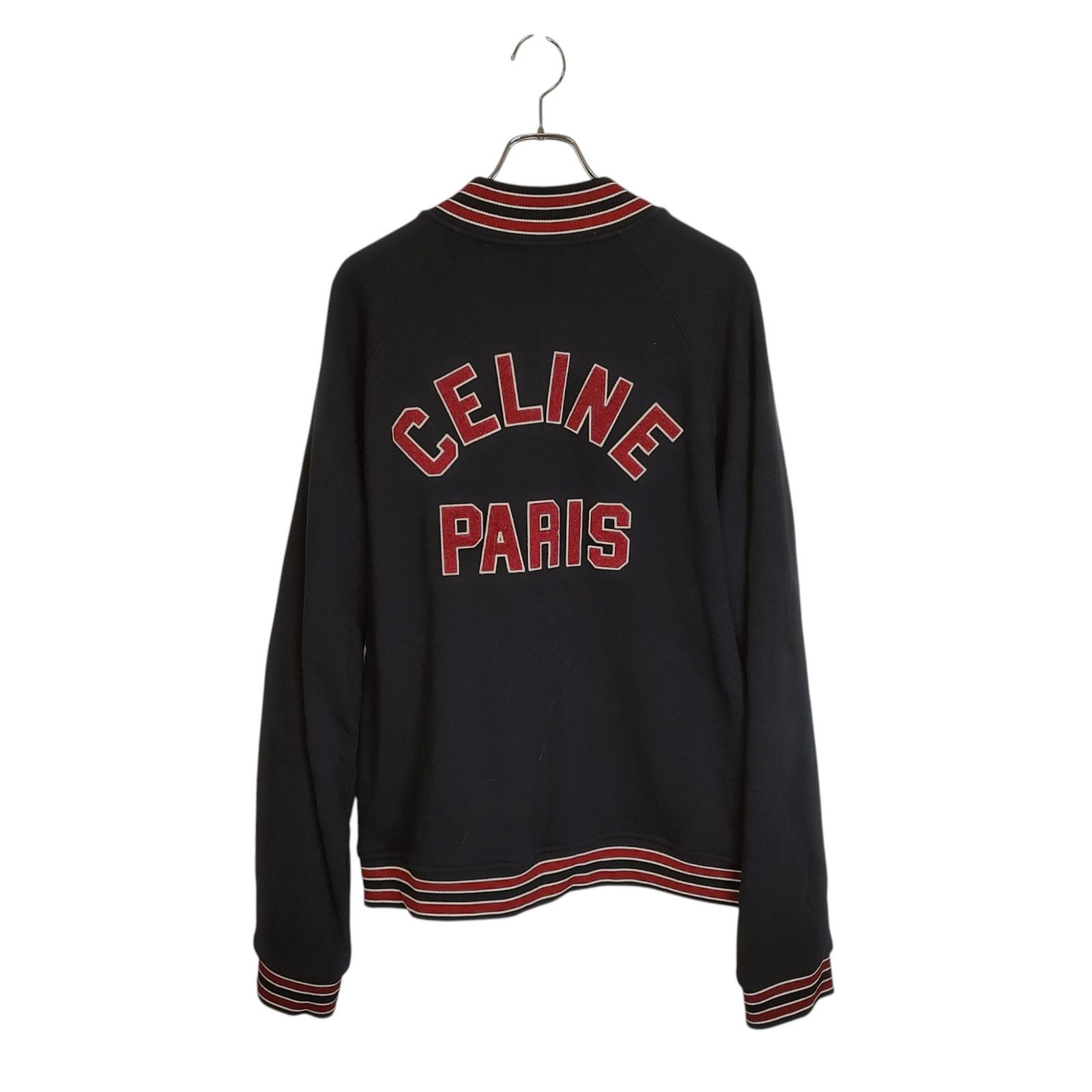 セリーヌ CELINE 2Y16D345F ブルゾン CELINE セリーヌ コットン テディ カレッジ ジャケット ブルゾン
