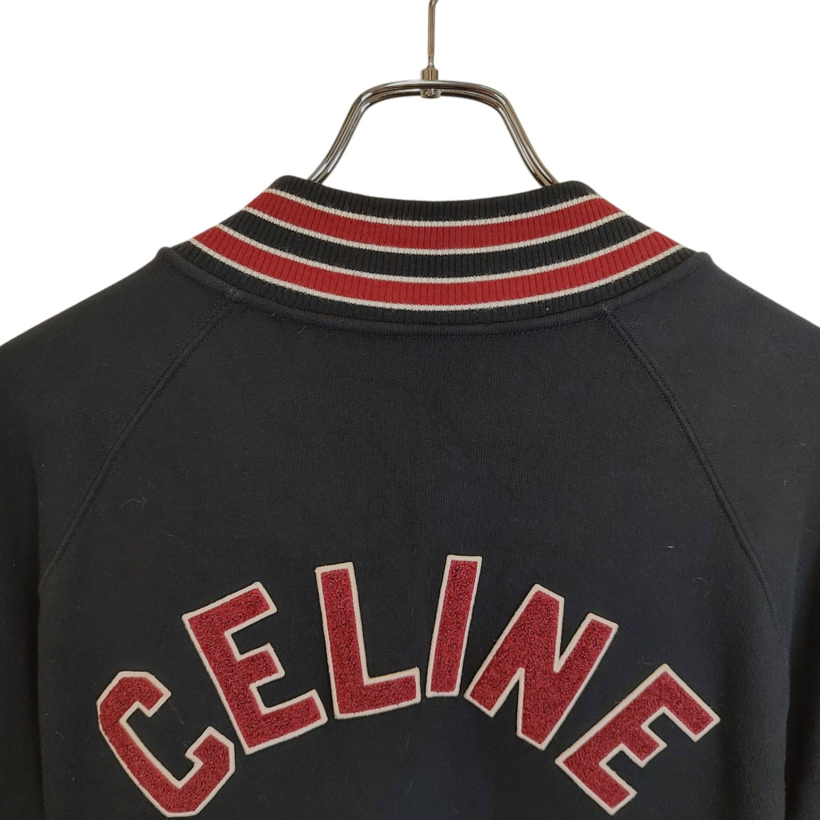 セリーヌ CELINE 2Y16D345F ブルゾン CELINE セリーヌ コットン テディ カレッジ ジャケット ブルゾン