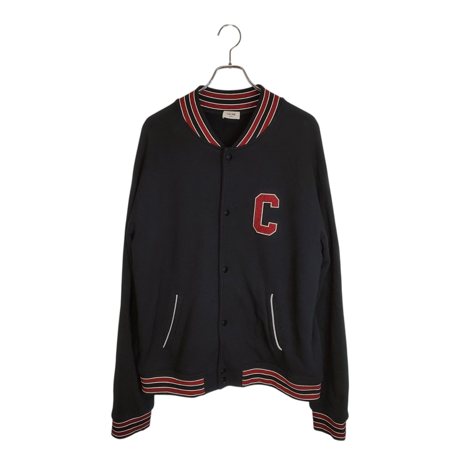 CELINE セリーヌ コットン テディ カレッジ ジャケット ブルゾン