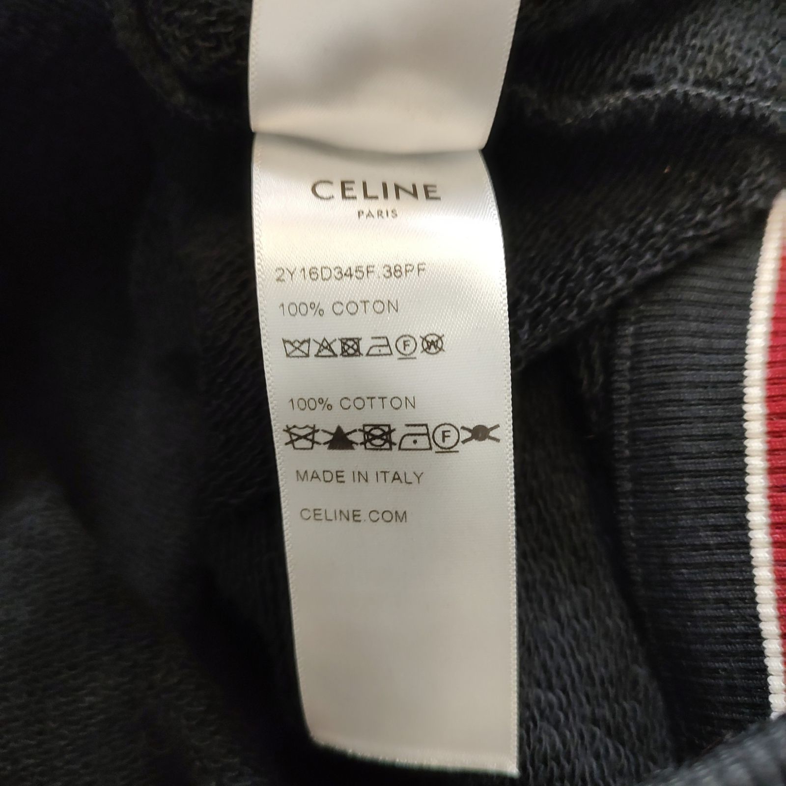 CELINE セリーヌ コットン テディ カレッジ ジャケット ブルゾン