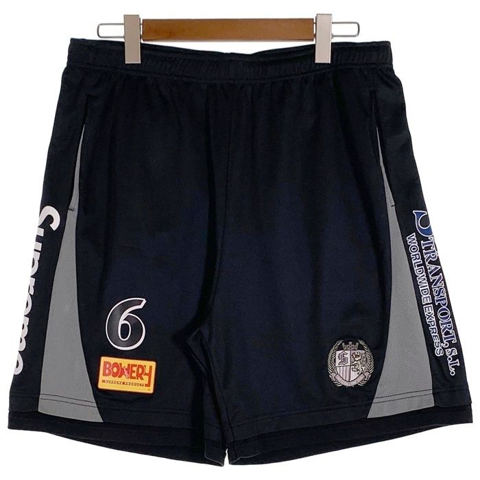 Supreme サッカー用ハーフパンツ ブラック SUPREME シュプリーム 23AW SOCCER SHORT PANTS サッカー ショート