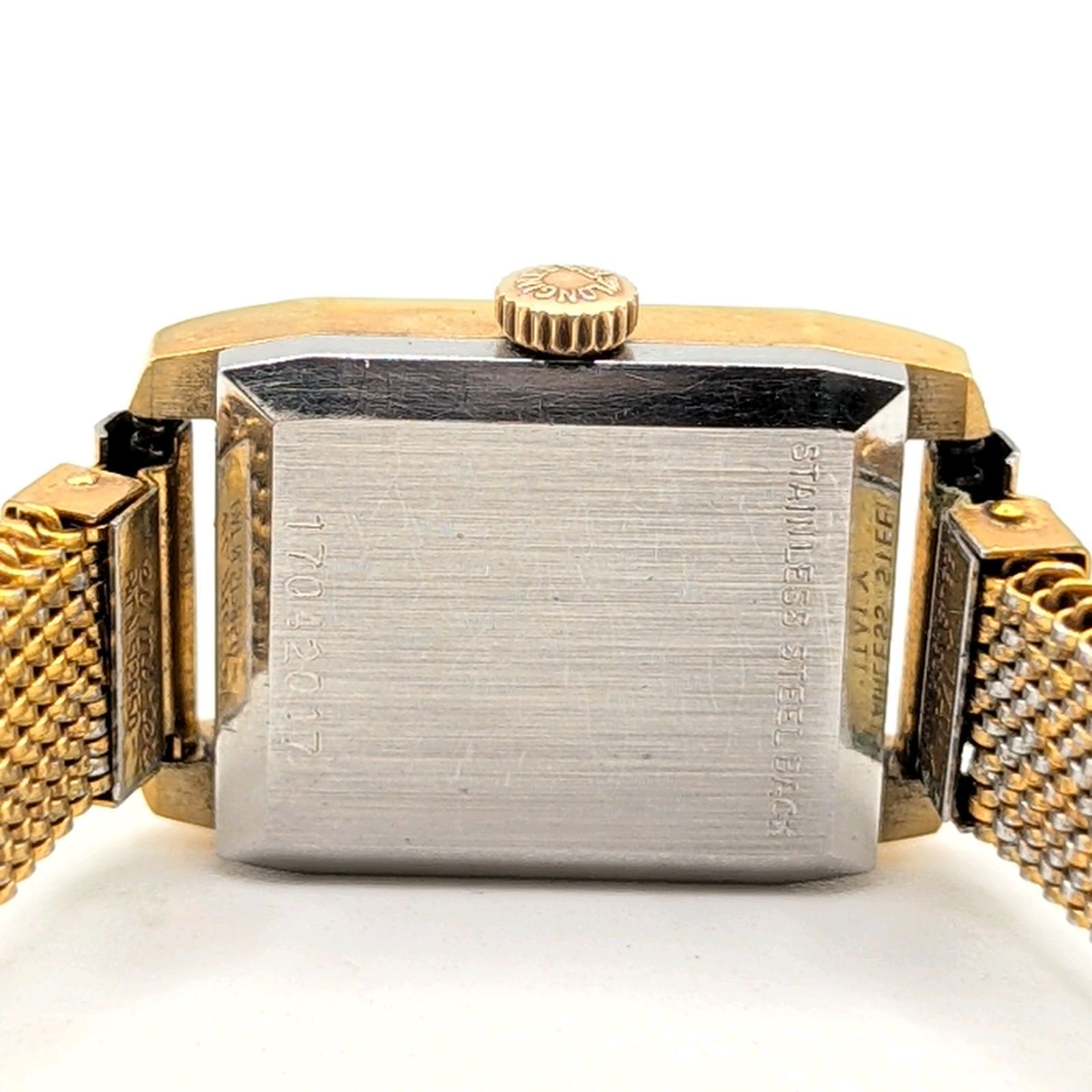 Longines Flagship Watch Hand-Winding Ladies Square Gold Y2K 00S