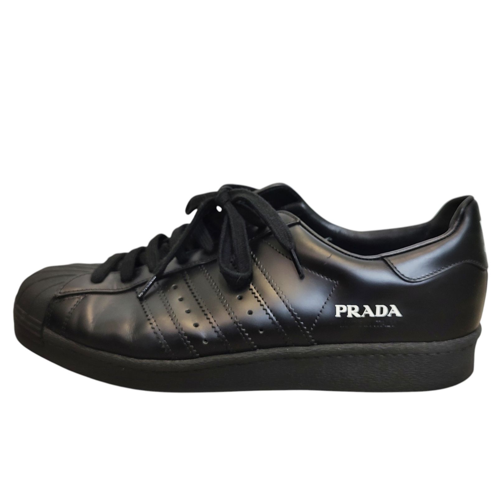 PRADA プラダ × ADIDAS Superstar レザー ローカット スニーカー 