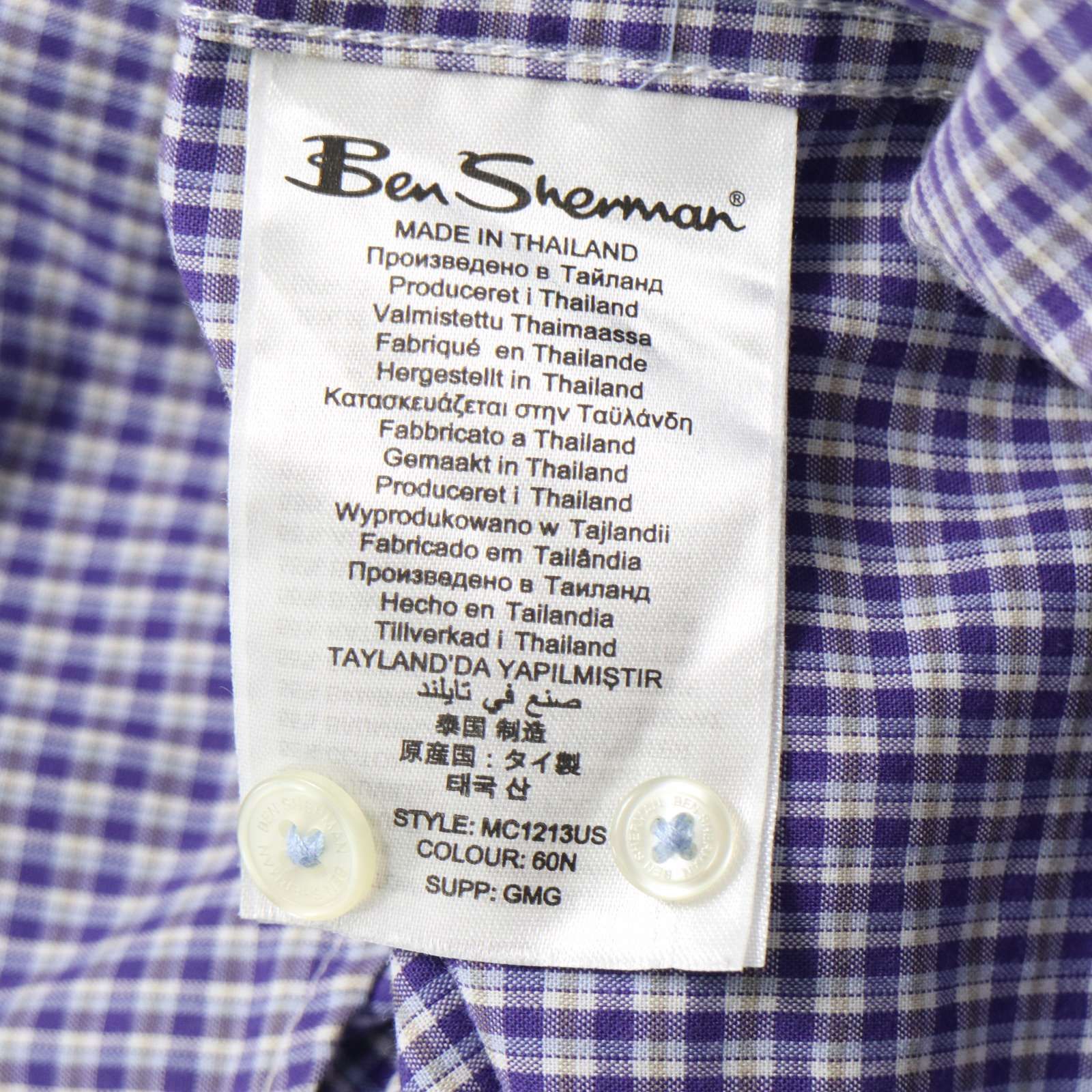 Ben Sherman ベンシャーマン 春夏☆ 半袖 チェック ボタンダウン