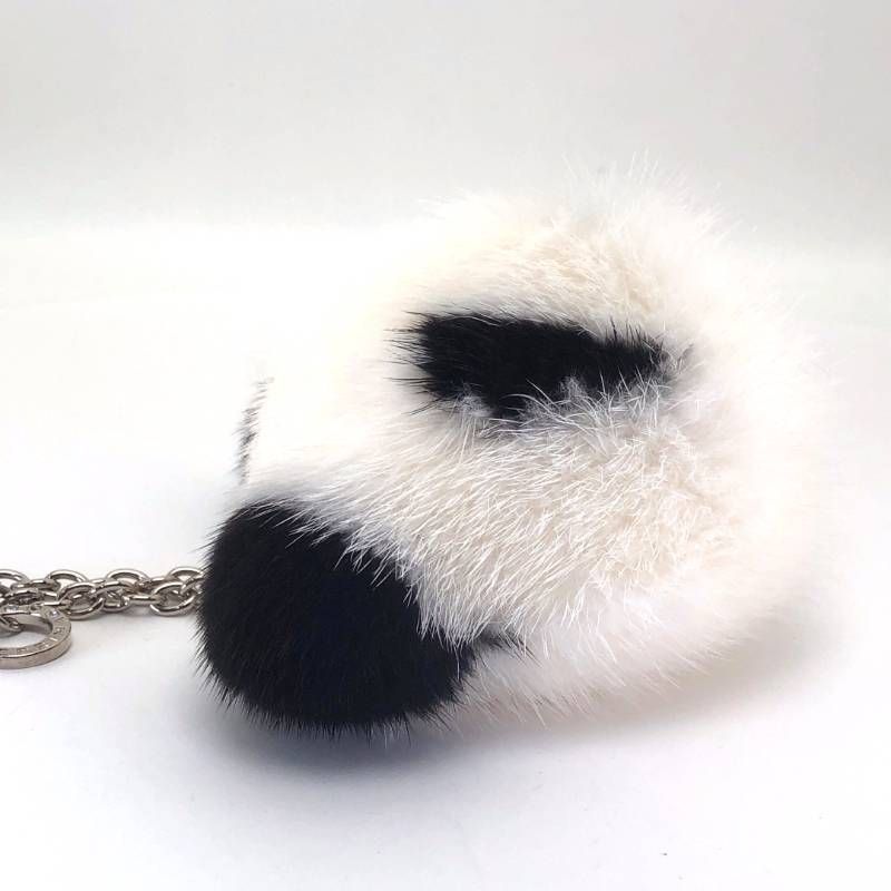美品・保管袋付き】ANTEPRIMA アンテプリマ／チャーム パンダ／ミンク
