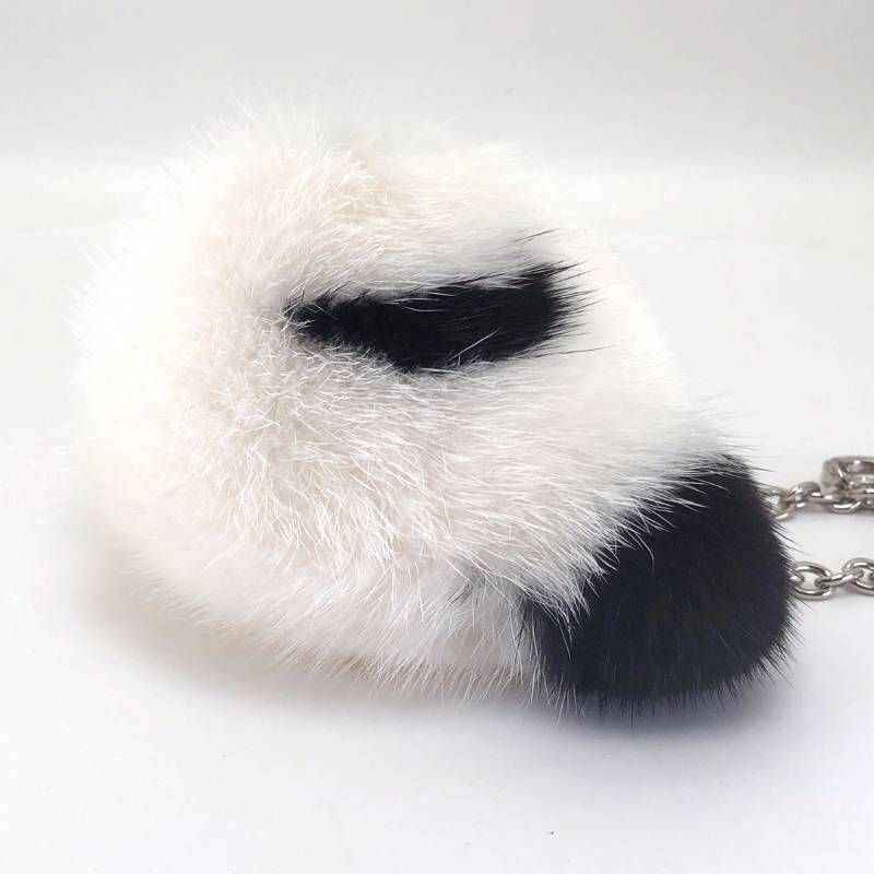 美品・保管袋付き】ANTEPRIMA アンテプリマ／チャーム パンダ／ミンク
