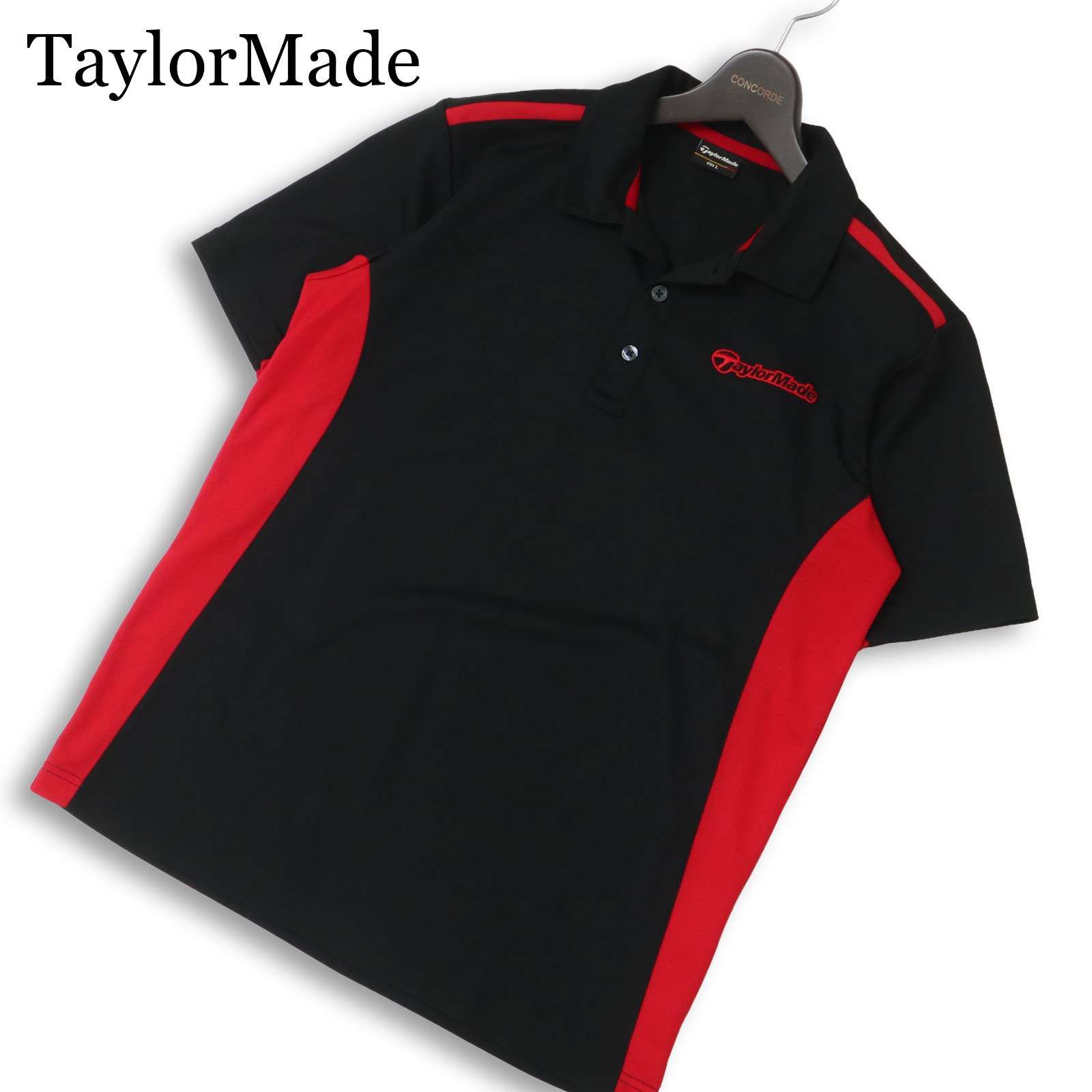 TaylorMade テーラーメイド ゴルフ 春夏☆ 半袖 ロゴ刺繍 切替