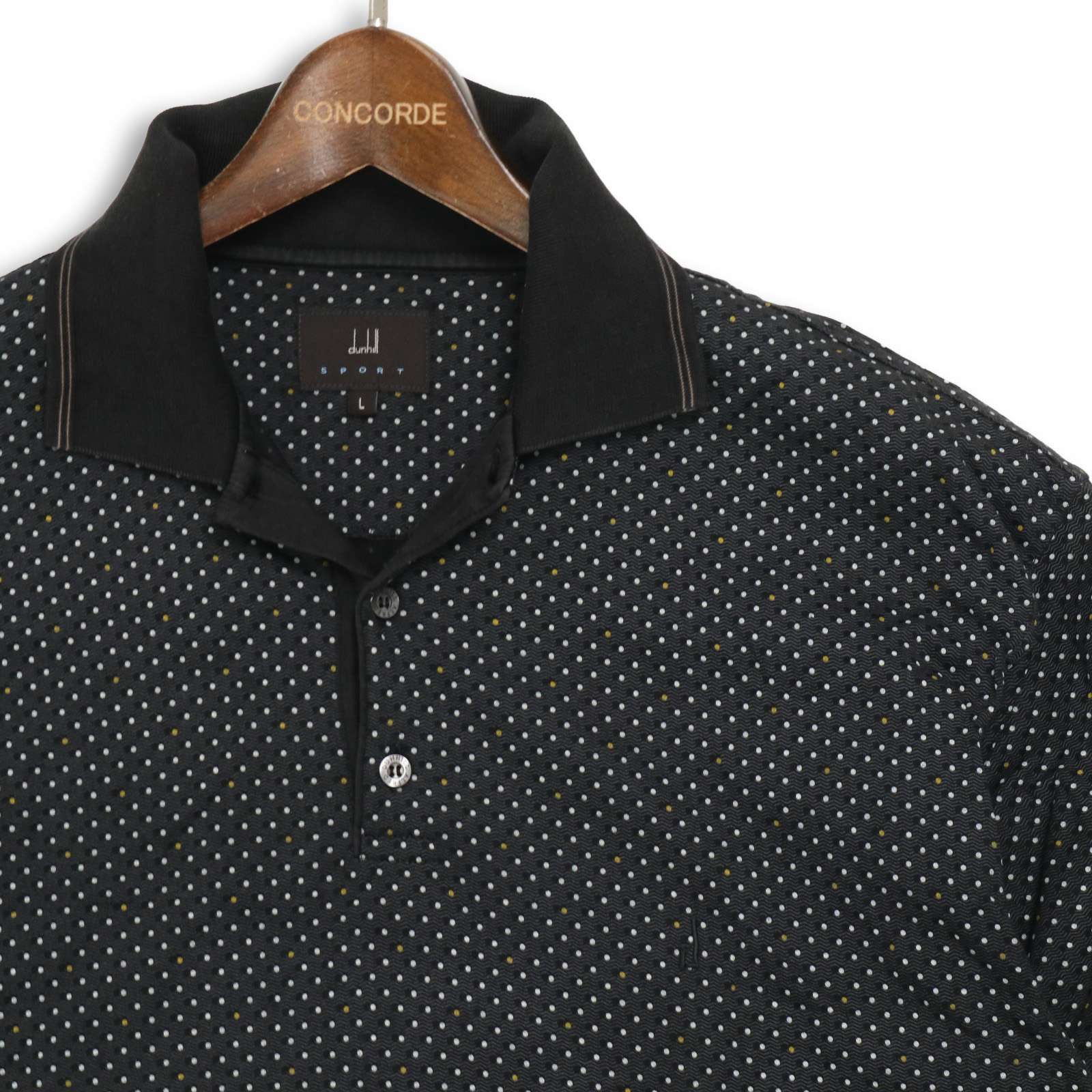 イタリア製☆ Dunhill SPORT ダンヒル 春夏☆ 半袖 ドット 総柄