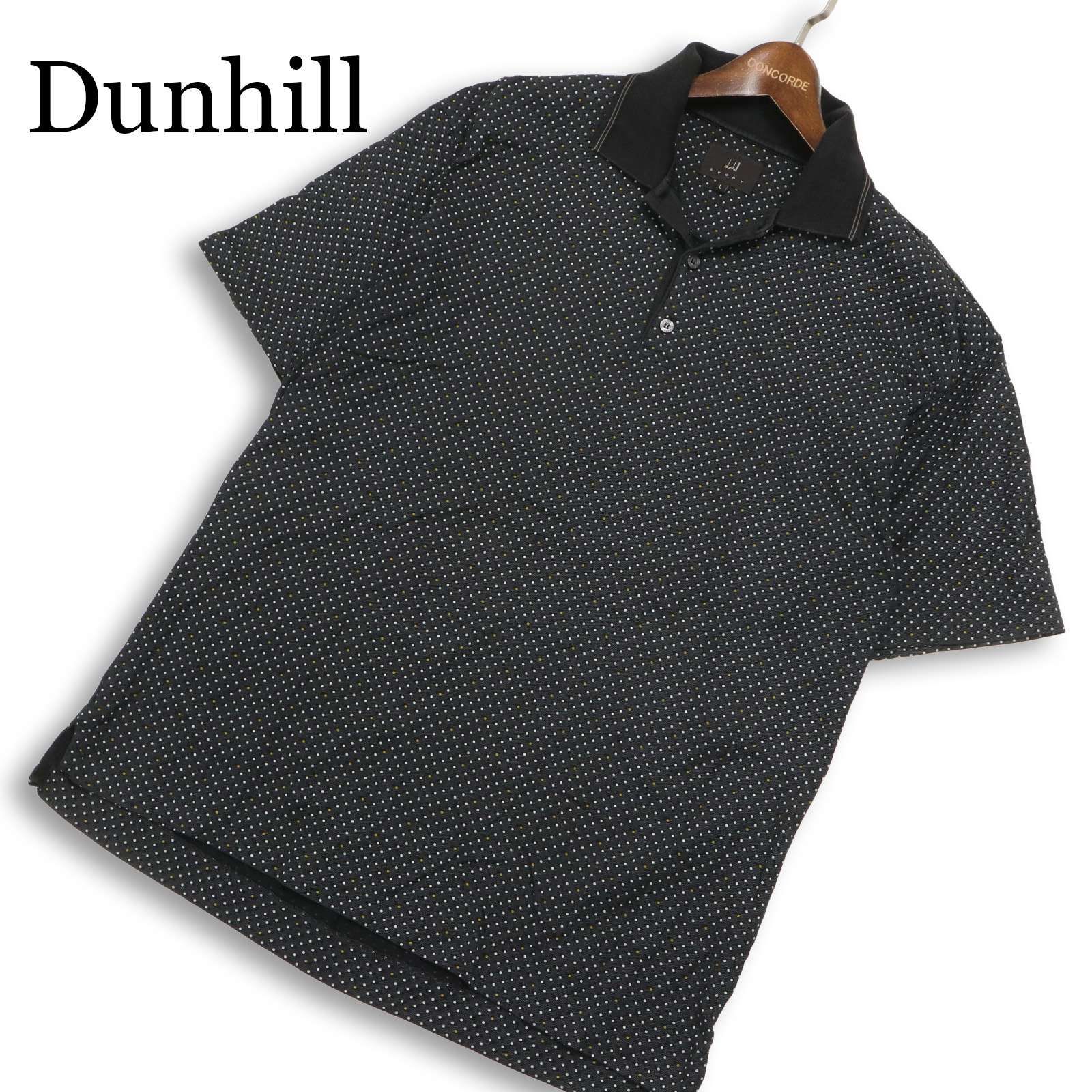 イタリア製☆ Dunhill SPORT ダンヒル 春夏☆ 半袖 ドット 総柄