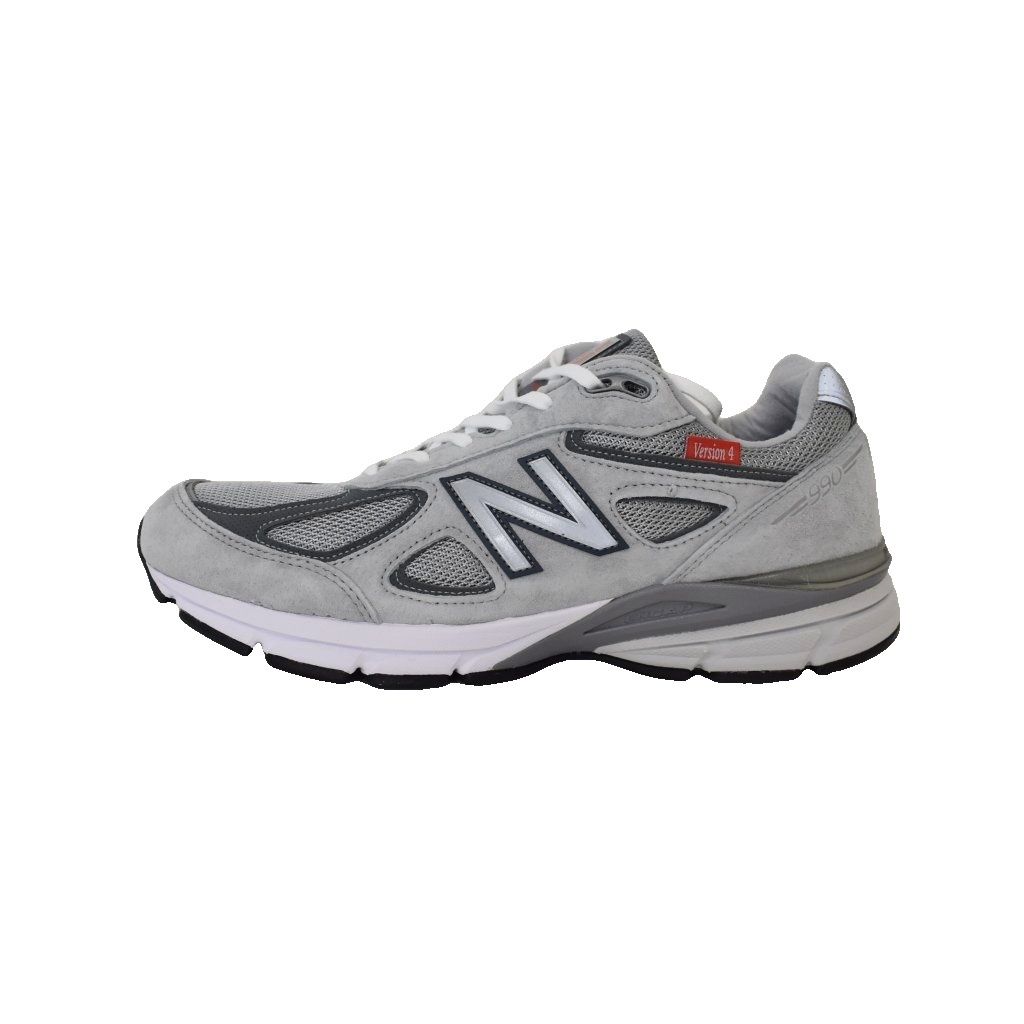 ニューバランス NEW BALANCE 990V4 スニーカー リフレクターロゴ メッシュ スエード 29cm 灰色 グレー M990VS4