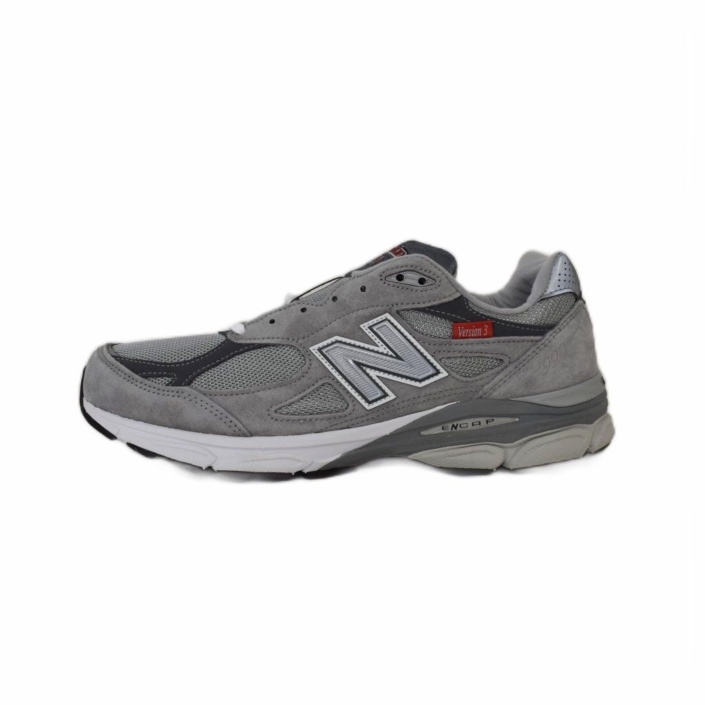 ニューバランス NEW BALANCE 990V3 スニーカー USA製 ロゴデザイン スエード 29cm 灰色 グレー M990VS3