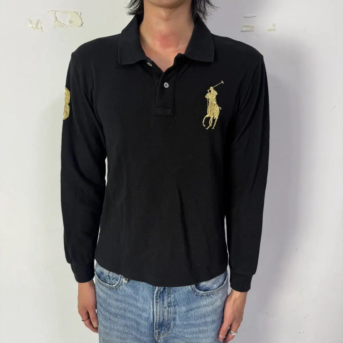 POLO RALPH LAUREN(ポロラルフローレン) アメリカ製 ビックポニー カラーTシャツ