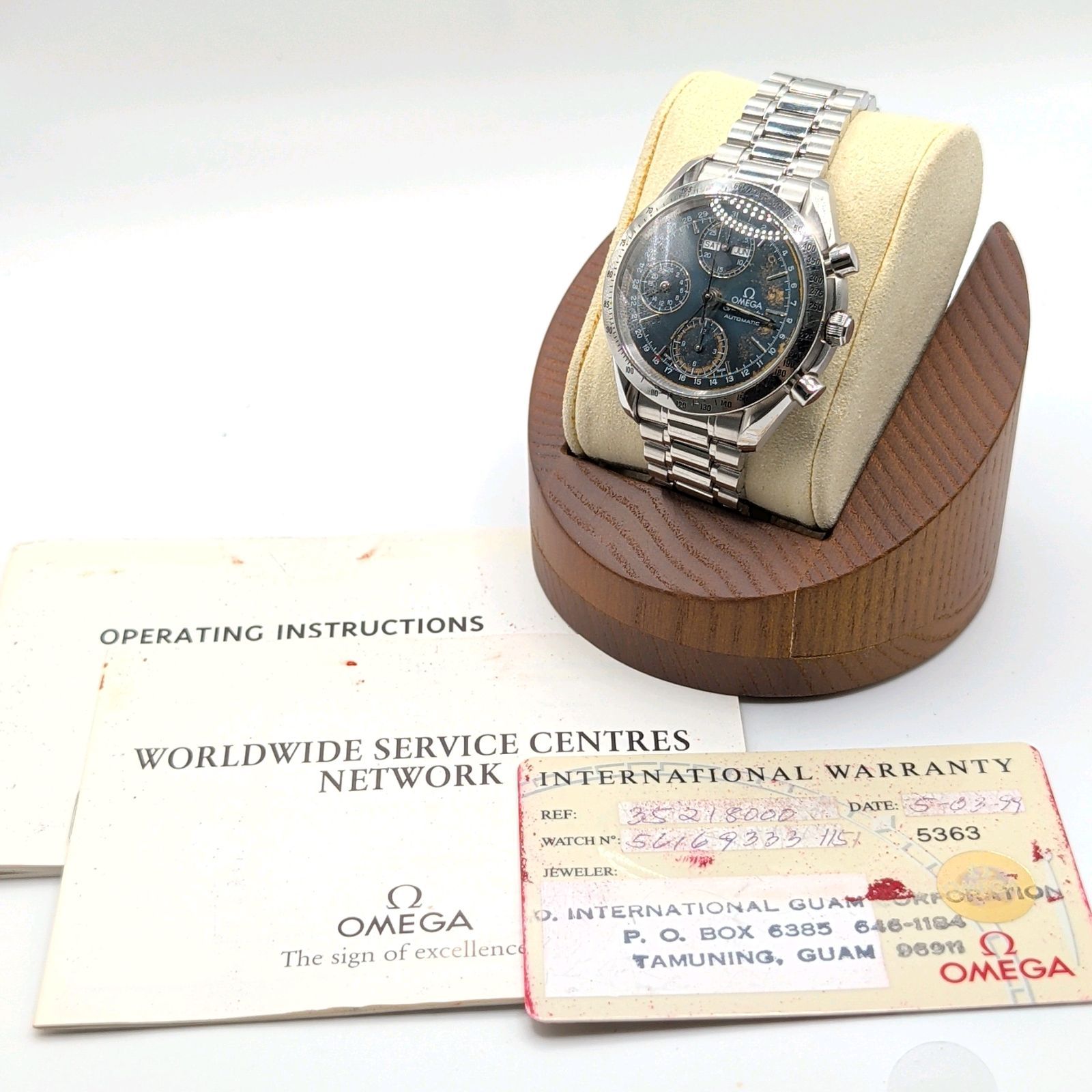 OMEGA Seamastrer Watch Automatic Men's Round Blue dial Y2K オメガ