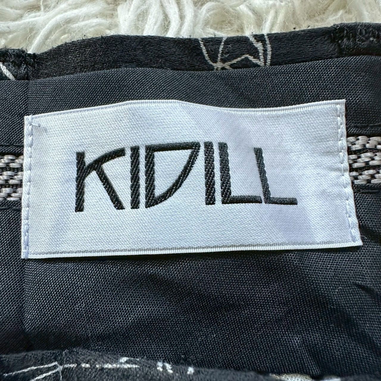 KIDILL （キディル） 総柄イージーパンツ パッチワーク風 フラワー 花 