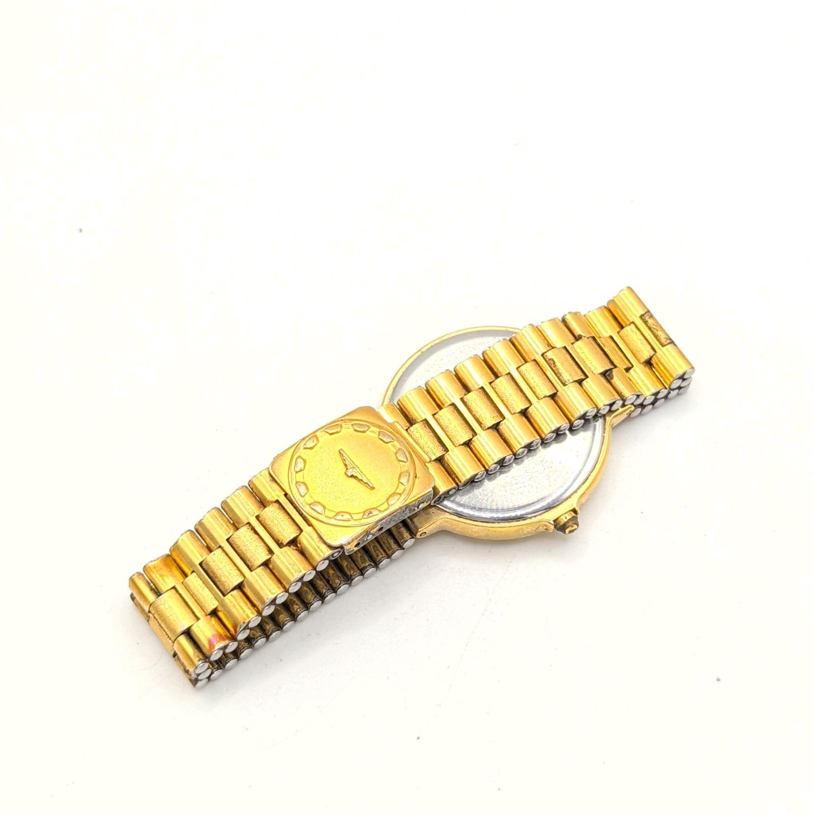 LONGINES Conquest Watch Quartz Gold Date Y2K 00S ロンジン コン