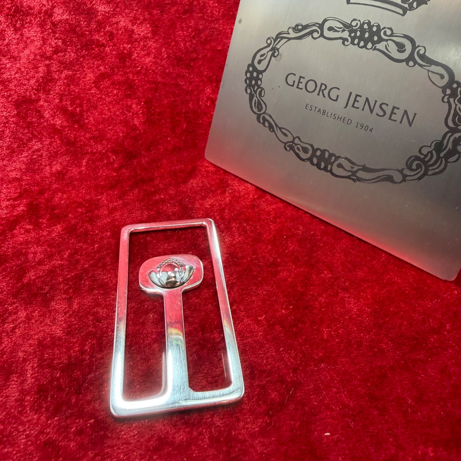 美品 マネークリップ ♯368 ジョージジェンセン/GEORG JENSEN - メルカリ