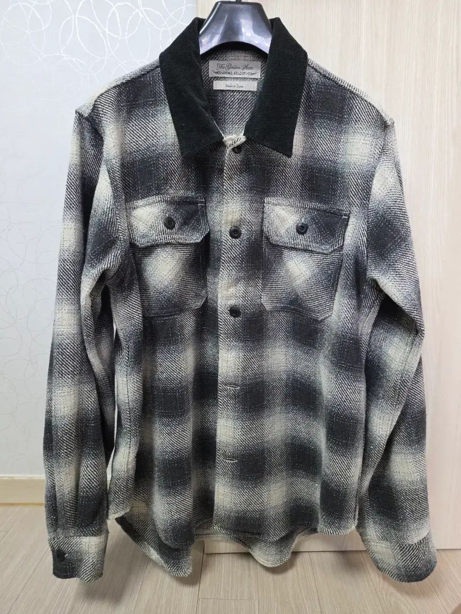 XL レミレリーフ コーデュロイ カラー バッファロー チェックシャツ
