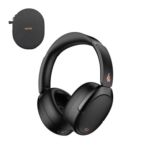 EDIFIER WH950NB Gen 2 オーバーイヤー ワイヤレス ヘッドホン 最大80時間再生 -49dBまでノイズ低減 ヘッドホン 4マイクAI通話 ハイレゾ（有線/無線）/ LDAC/SBC対応 折りたたみ 収納ケース付き 外音取り b253c5e6