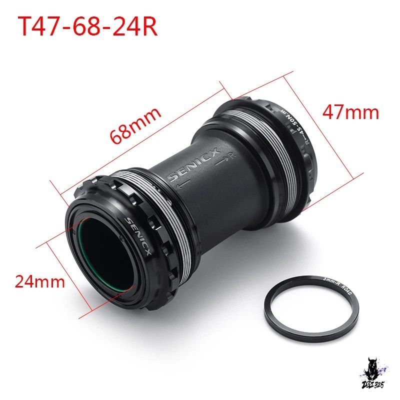 自転車ボトムブラケット 24mm MTB ロード用 T47対応 68/77/85.5mm