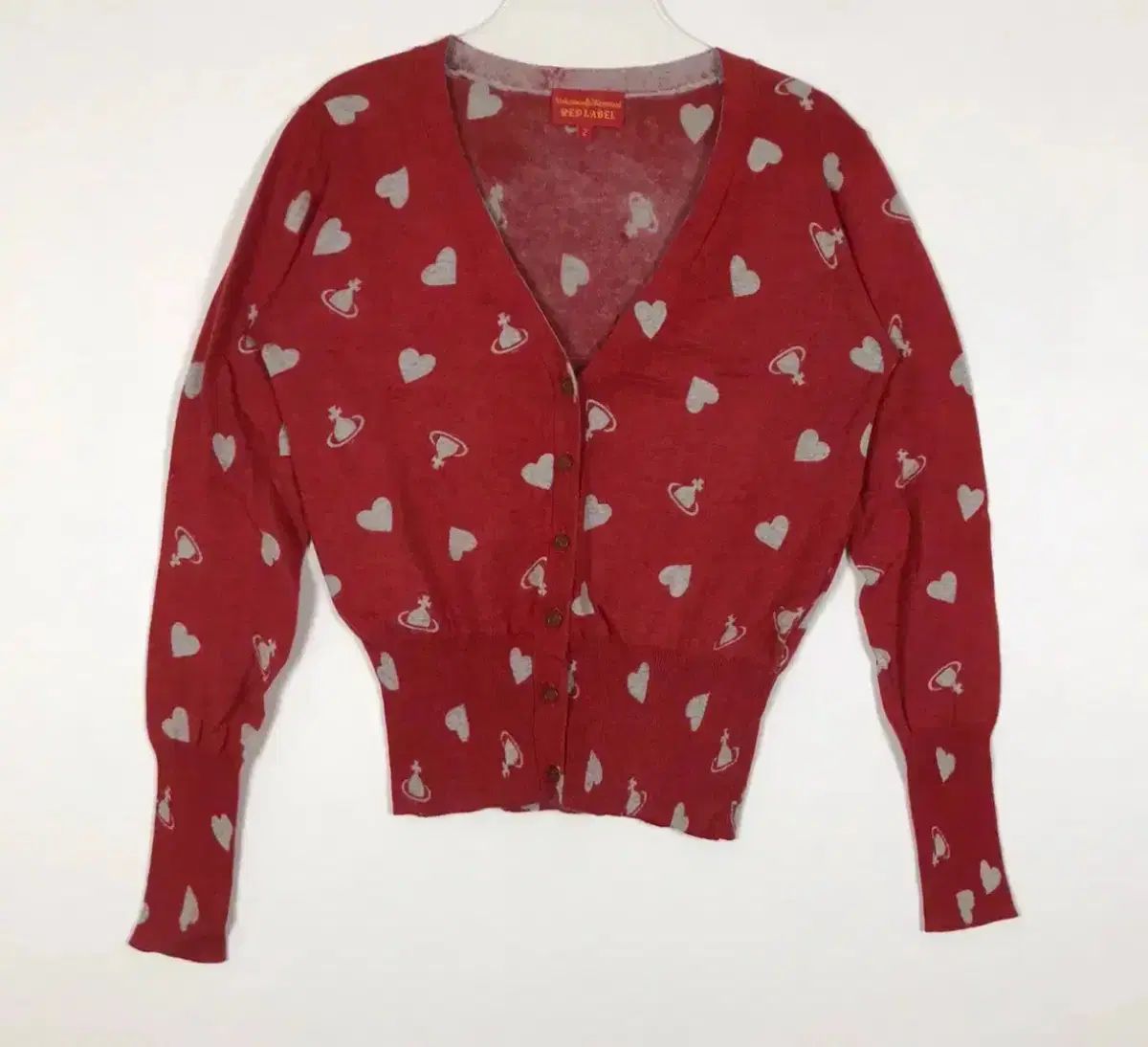Vivienne Westwood ヴィヴィアン・ウエストウッド ハート ロゴ カーディガン