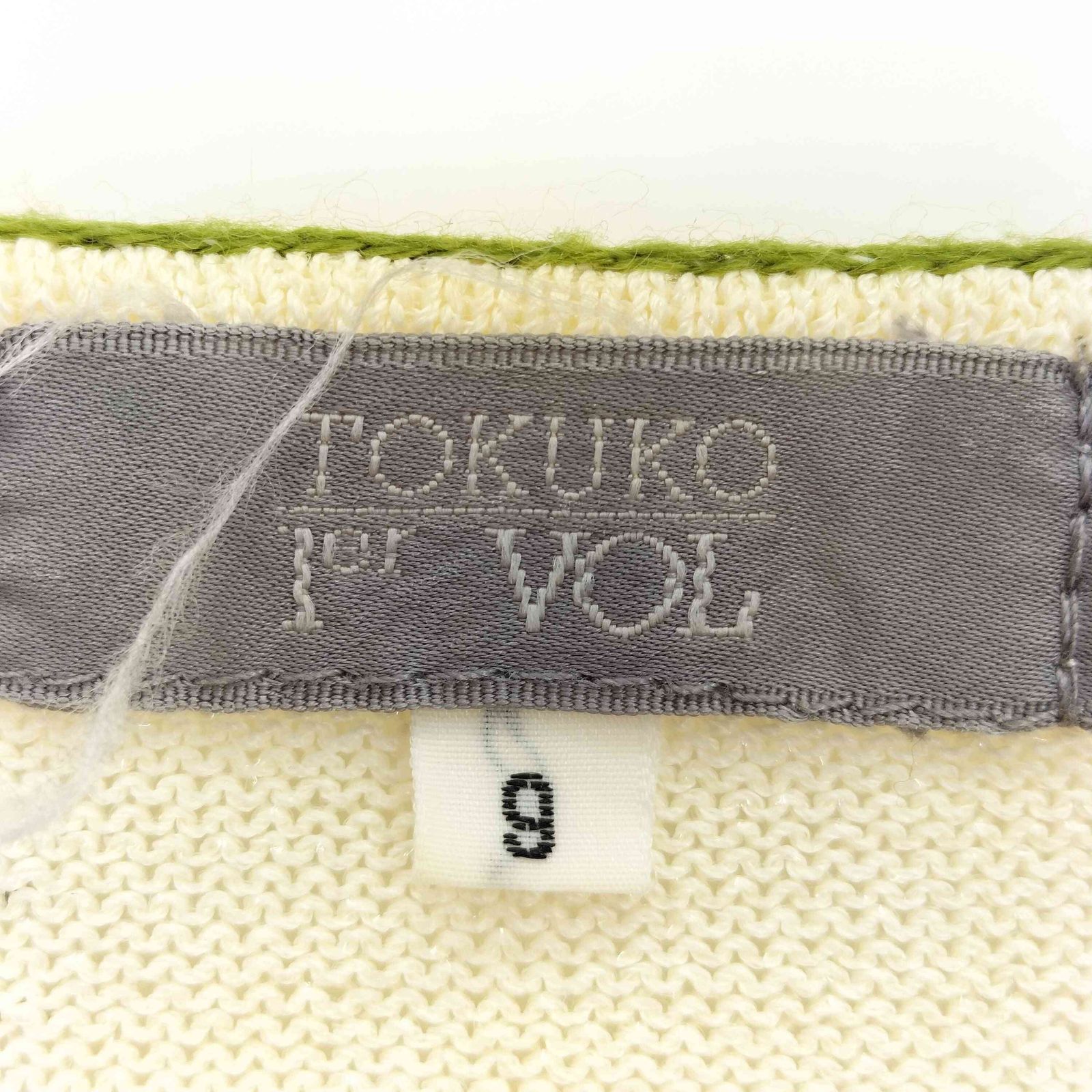 トクコプルミエヴォル TOKUKO 1er VOL 刺繍 ビーズ フロント ダブル 