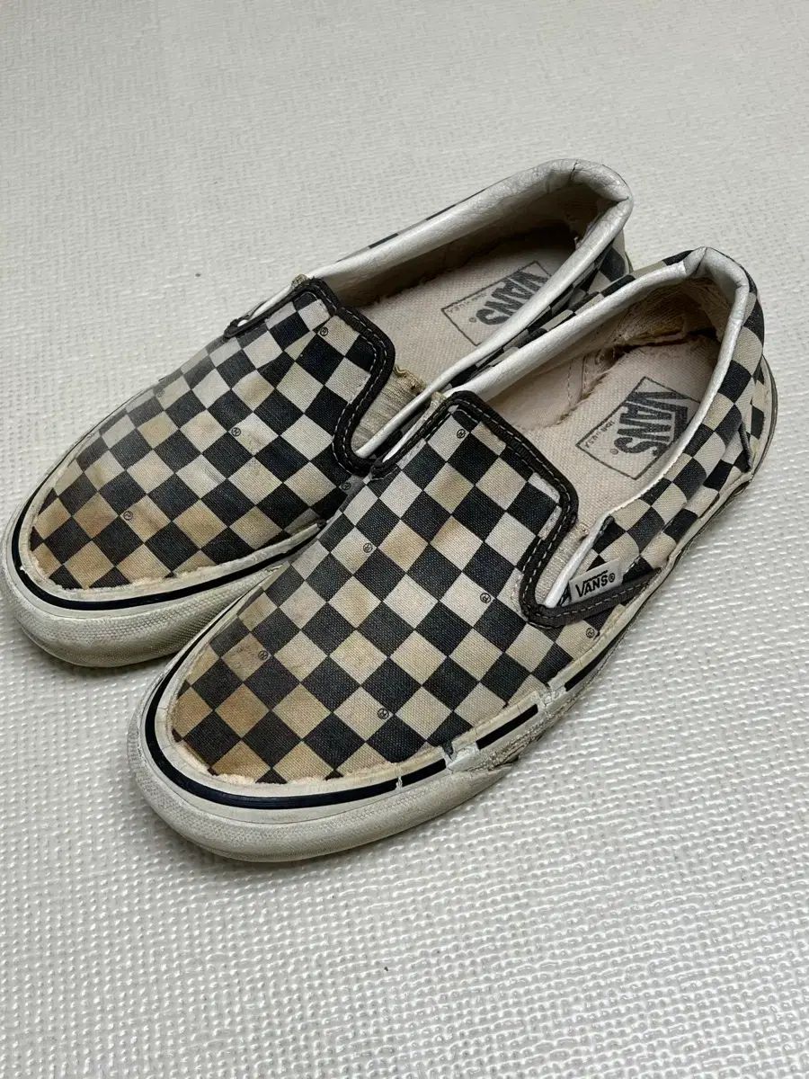 90s VANS ヴァンズ スリッポン チェッカーボード TM 255