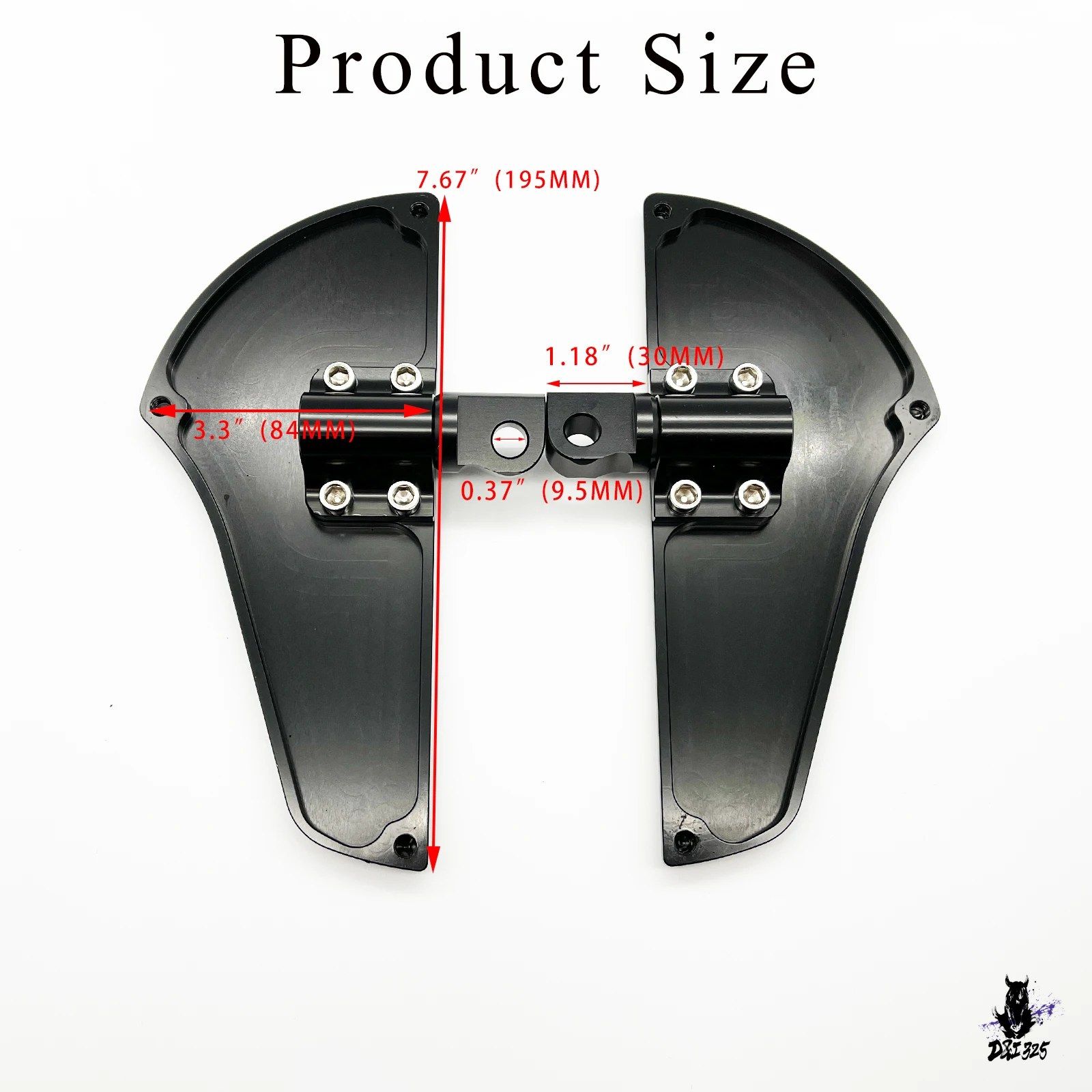 ハーレー 後部乗客用フロアボード CNC オスマウント Dyna XL883 1200対応