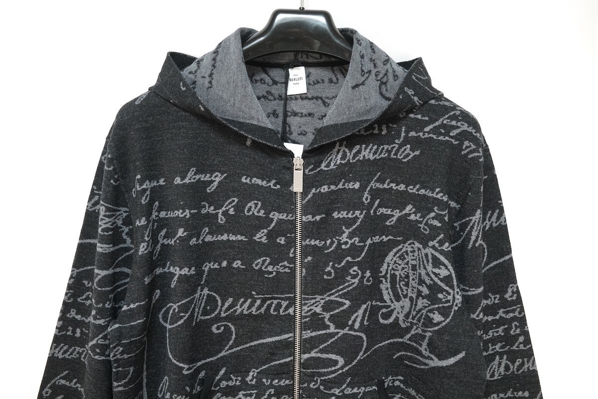 BERLUTI PARIS 1895 ベルルッティ Scritto Zip Up Hoodie スクリット