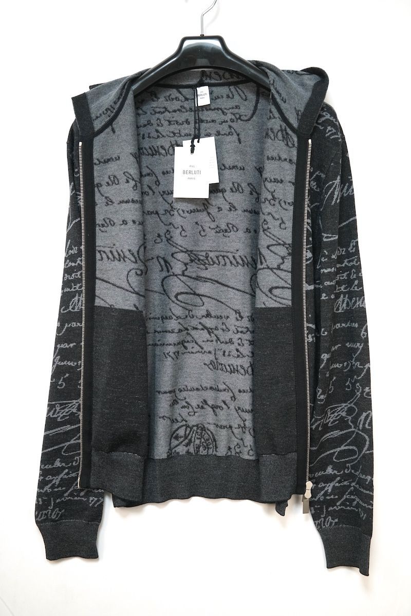 BERLUTI PARIS 1895 ベルルッティ Scritto Zip Up Hoodie スクリット